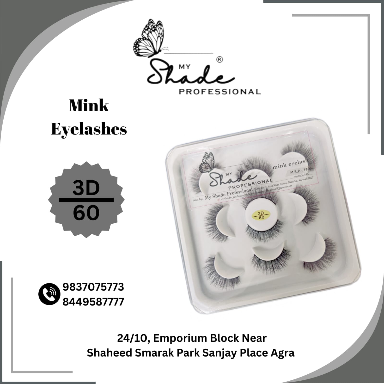 My shade Mink Eyelashes (Barbie)